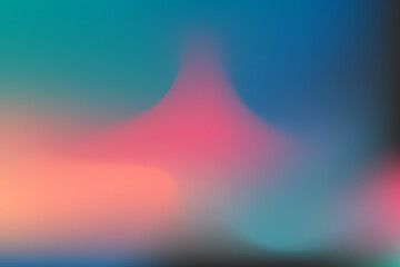 Cyan Pink Orange Blue Abstract Gradient Background with Smooth Flow, Abstract Gradient Background Collection