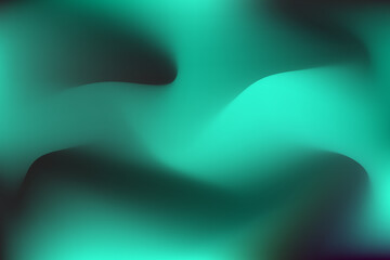 Dark Green Black Abstract Gradient Background with Smooth Flow, Abstract Gradient Background Collection