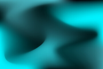 Cyan Black Abstract Gradient Background with Smooth Flow, Abstract Gradient Background Collection