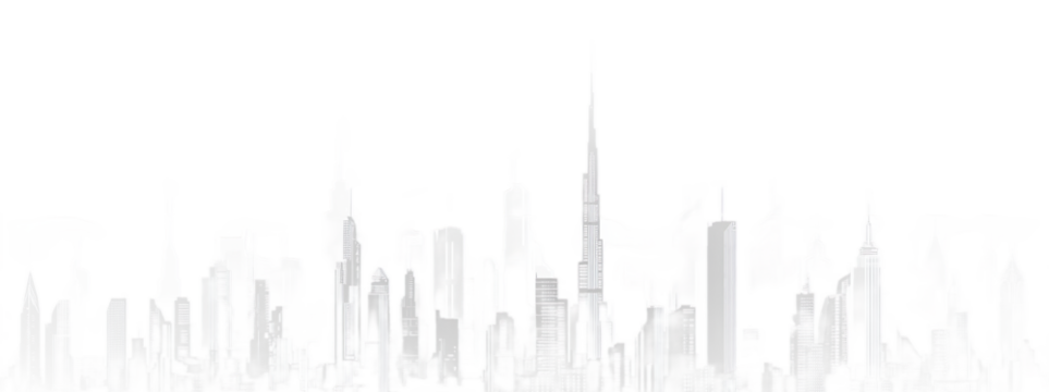 Highrise tower png designed with clean urban silhouettes of residential buildings, offices, and city skyline ideal for architecture and corporate visual design