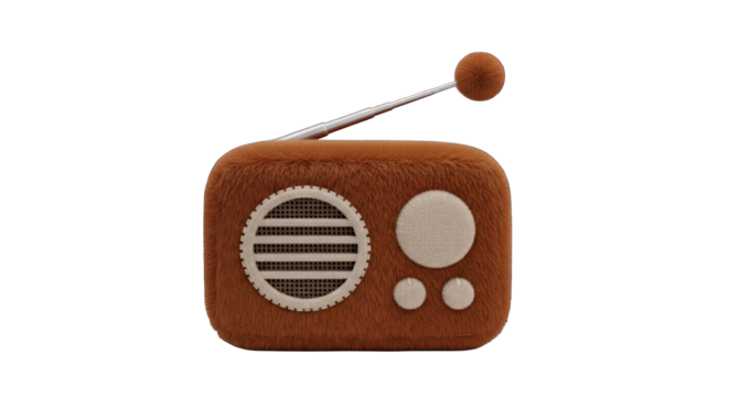 Vintage Radio: A Classic Brown Device for Entertainment.