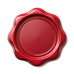 blank seal isolated on white background ,PNG. AI Generated