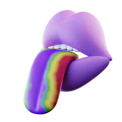 3D Illustration Mouth