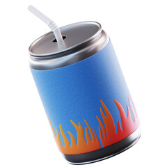  3D Illustration Soda Can