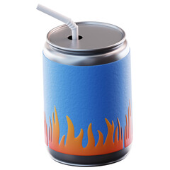  3D Illustration Soda Can