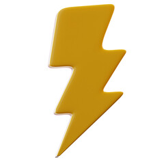 3D Illustration Lightning