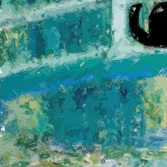 Various oil paintings, flowers, chrysanthemums, cats, dogs, moonlight scenery, butterfly scenery