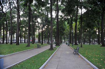 April 30th Park: a great place to escape from the bustle of the city of Saigon, Vietnam.