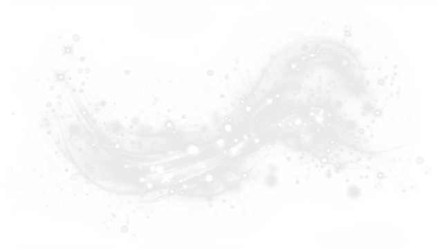 Abstract white PNG overlay with soft swirls and sparkling elements, creating a dreamy atmosphere for design projects and enhancing visual storytelling with copy space