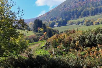 randonnée automnale en Auvergne