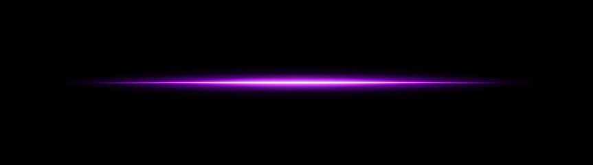 Thin glowing horizontal light line with soft reflection and digital pulse. Great for overlays, highlights, and abstract visual compositions.