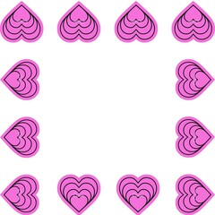 Digital paper, heart paper, seamless paper, seamless pattern, pattern, boho, boho pattern, paper	