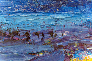 Colorful Paint Strokes art background 