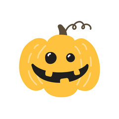Collection of Halloween pumpkins icon. Vector illustration