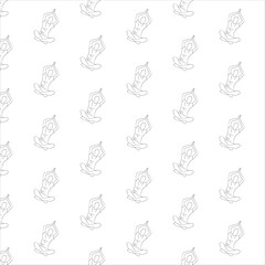 Exercises for health, a woman doing athletics or yoga sits in a lotus position, image on an isolated background for application to fabric or paper or use as a texture