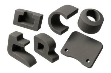 Foam insulators for public transit to minimize noise and vibration.