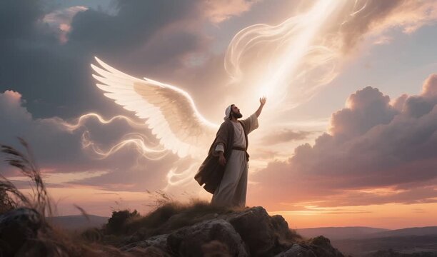 Abraham Raises the Blade as Heaven Holds Its Breath, The Moment Faith Outweighs Fear