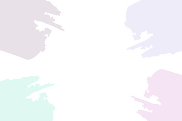 Soft Pastel Light pink and blue pastel watercolor Abstract background Vector 017
