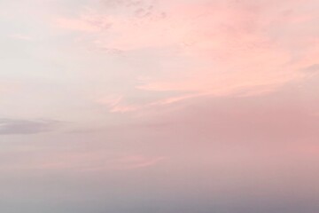 View of sky in the evening 