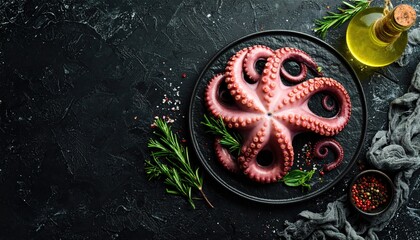Whole Cooked Octopus With Tentacles