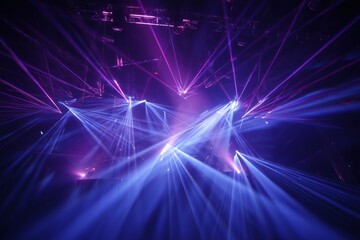 Laser Light Show at Electronic Music Party