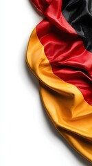 Germany Unity Day Flag Isolated on White – National Celebration Mockup