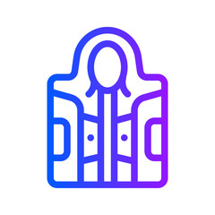 icon hoodie with style gradient