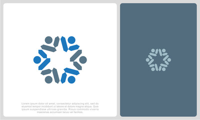 Human resources concept, target market and audience, focus group, public relations, vector icon - Vector