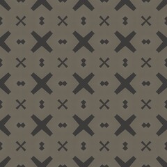 Obraz premium A geometric textile pattern with uniform crossing elements