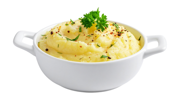 mashed potatoes in a bowl