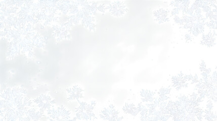 Christmas and winter snowflakes background illustration