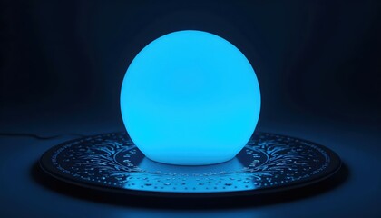 The Blue Core of Futuristic Precision and Symmetry