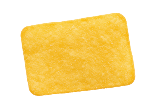 Isolated cheese cracker snack, crunchy appetizer for salty cravings and healthy diet plan