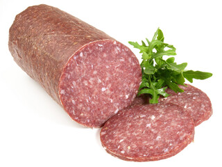 Ostrich Salami with Slices