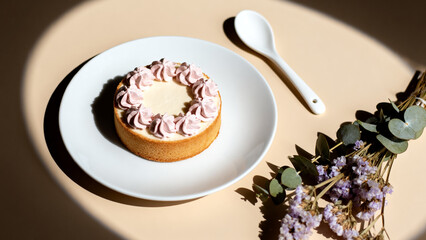 Exquisite afternoon tea pastry cupcakes