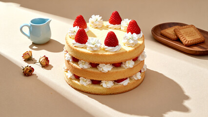 Exquisite afternoon tea pastry cupcakes