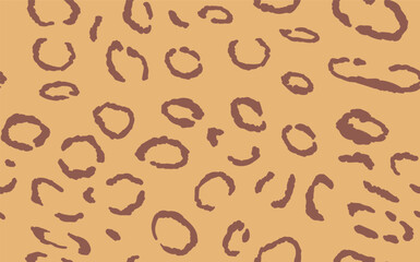 Abstract modern leopard seamless pattern. Animals trendy background. Color decorative vector stock illustration for print, card, postcard, fabric, textile. Modern ornament of stylized skin.