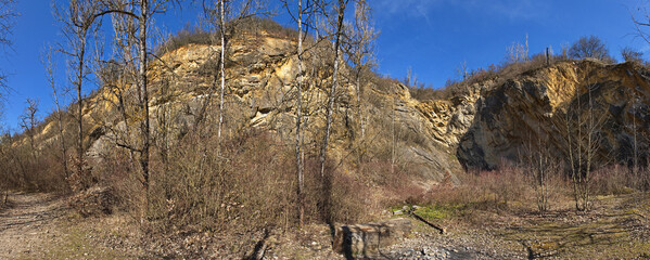 Landscape in Prokop valley in Prague,Czech republic,Europe
