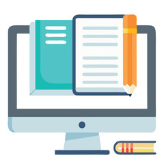 design logo icon vector illustration computer monitor