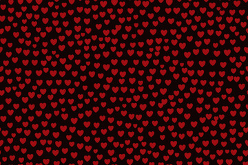 Heart Seamless Pattern Background featuring red hearts in a romantic style Love and Valentine  Design Romantic Texture Illustration