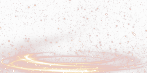 Soft pink glittering swirl overlay with sparkling particles on a white background, creating a dreamy and ethereal atmosphere for design projects and creative applications