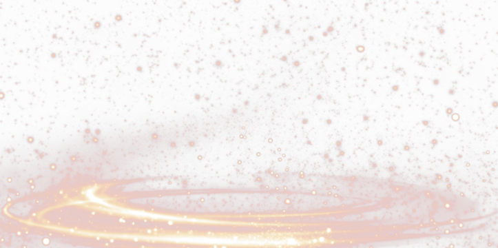 Soft pink glittering swirl overlay with sparkling particles on a white background, creating a dreamy and ethereal atmosphere for design projects and creative applications