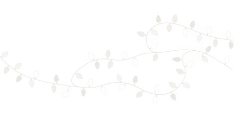 Elegant floral PNG overlay featuring delicate green leaves intertwined in a flowing design, perfect for enhancing digital projects and adding a touch of nature-inspired beauty