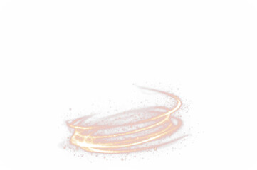 Soft pink and gold sparkling swirl overlay on a white background, creating a dreamy effect for design projects, perfect for adding a touch of elegance and creativity