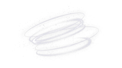 Abstract transparent PNG overlay featuring swirling light trails and soft sparkles, creating a dreamy atmosphere for creative design projects and visual storytelling