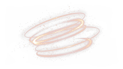 Abstract pink glitter swirl overlay illustration with soft glowing effects, creating a dreamy atmosphere for creative projects and design applications with copy space