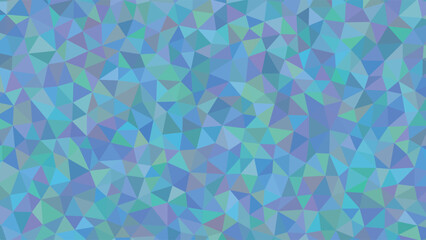 Polygonal Geometric Pattern in Blue and Green Tones