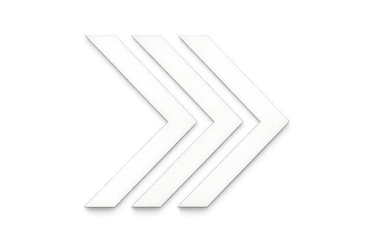 Triple chevron arrows pointing right, indicating speed, fast forward, next, direction, scroll, processing, progress