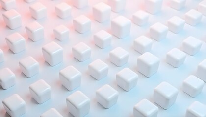 Repetition and Calm Geometry in Soft Pastel Hexagon Design
