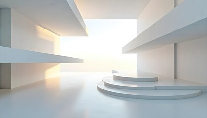 Elegant Simplicity of Modern Space Framed by Natural Light